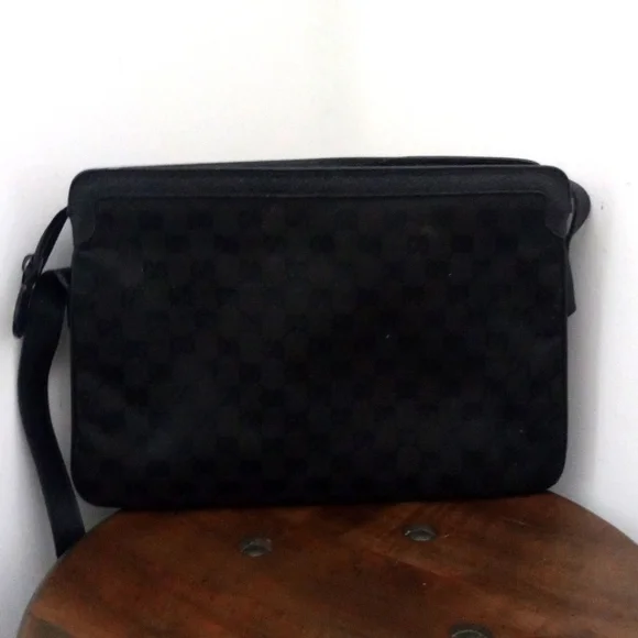 Authentic Vintage Gucci GG Monogram Supreme Sherry Web Ophidia Accordion Bag - Picture 3 of 9